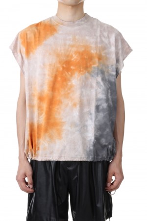 SUEDE CO JERSEY VESSEL BOX TEE / X.ORANGE（VJ31-331）