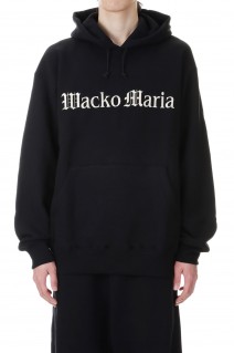 MIDDLE WEIGHT PULLOVER HOODED SWEAT SHIRT / BLACK (23SS-WMC-SS03)
