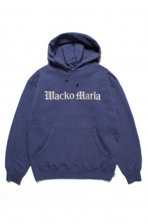 MIDDLE WEIGHT PULLOVER HOODED SWEAT SHIRT / BLACK (23SS-WMC-SS03)