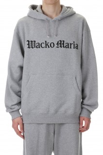 MIDDLE WEIGHT PULLOVER HOODED SWEAT SHIRT / BLACK (23SS-WMC-SS03)