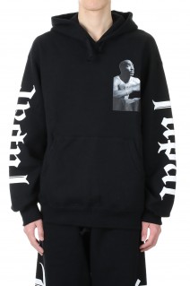 TUPAC / HEAVY WEIGHT PULLOVER HOODED SWEAT SHIRT ( TYPE-1 ) / BLACK (TUPAC-WM-SS02)