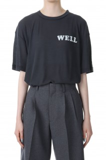 SHEER LOGO TEE -BLACK（23MMSCU06）