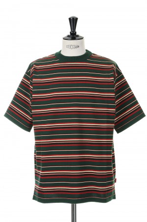 BORDER KNIT SS TEE / GREEN（23SS-FS-12）