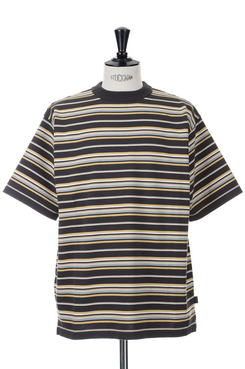 BORDER KNIT SS TEE / CHARCOAL（23SS-FS-12） | セレクトショップ 