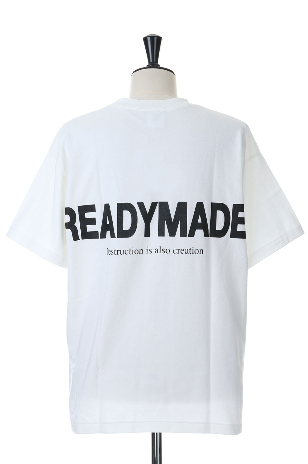 READYMADE SS T-SHIRT SMILE/BLACK サイズL