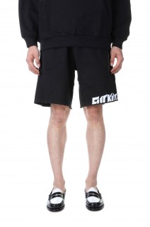 Cut Off Sweat Short/Black