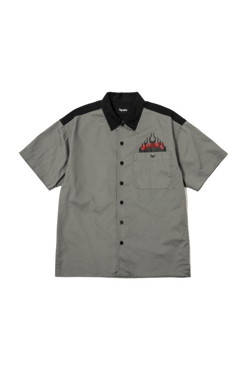 ス*ー様 MASSES WORK SHIRT F WORK SHIRT F S/S / BLACK | セレクトショップ｜DeepInsideinc