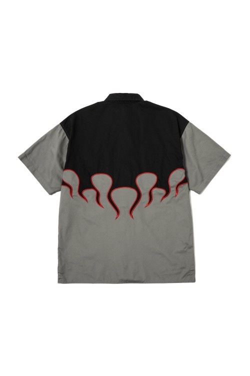 WORK SHIRT F S/S / BLACK | セレクトショップ｜DeepInsideinc