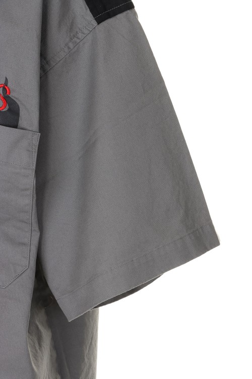 WORK SHIRT F S/S / BLACK | セレクトショップ｜DeepInsideinc