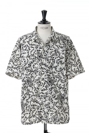 SHIRT SKULL S/S / NATURAL