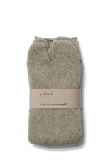 ORGANIC COTTON BLENDED YAK PILLE TABI SOCKS - Green
