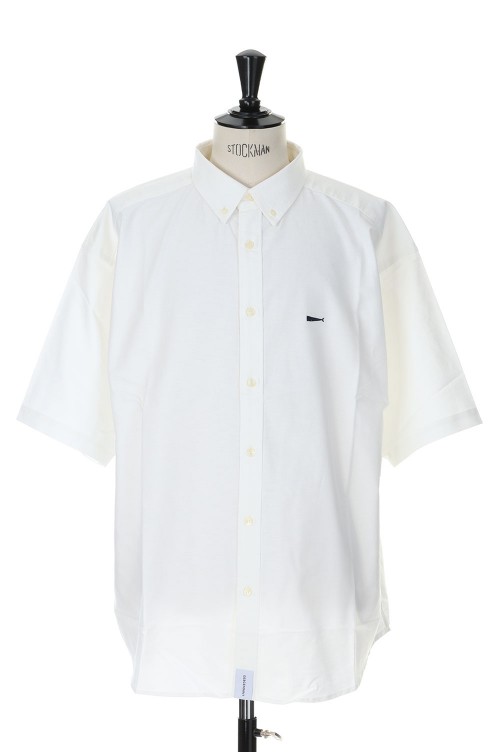 KENNEDY'S ORGANIC COTTON OX SS SHIRT - WHITE (231BRDS-SHM05