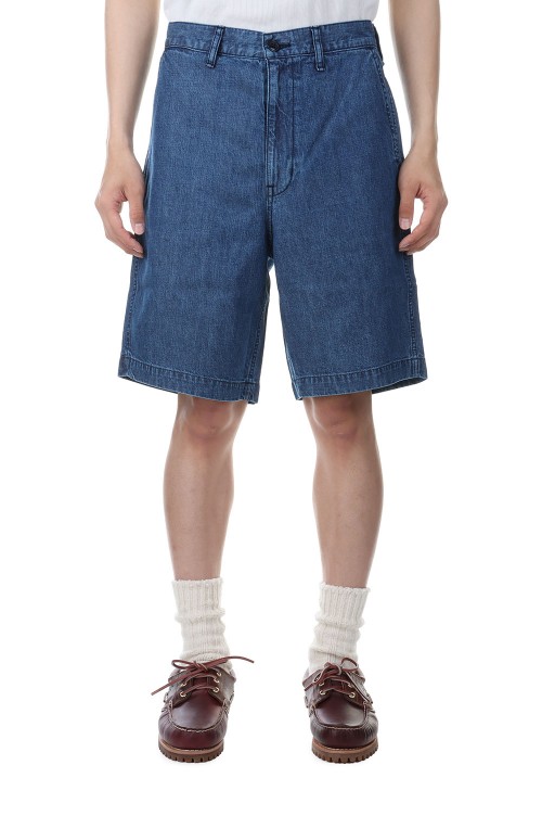 DIY DENIM PAINTER SHORTS - INDIGO (231TQDS-PTM04) | セレクト