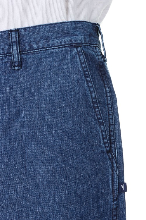 DIY DENIM PAINTER SHORTS - INDIGO (231TQDS-PTM04) | セレクト