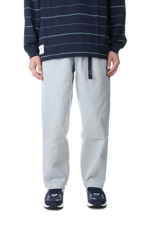 DESCENDANT CLASP TWILL TROUSERS – unexpected store