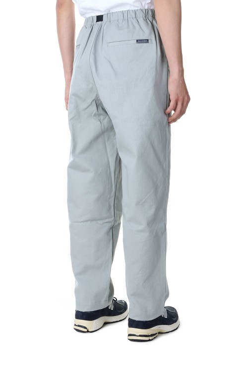 CLASP TWILL TROUSERS - GRAY (231WVDS-PTM04) | セレクト