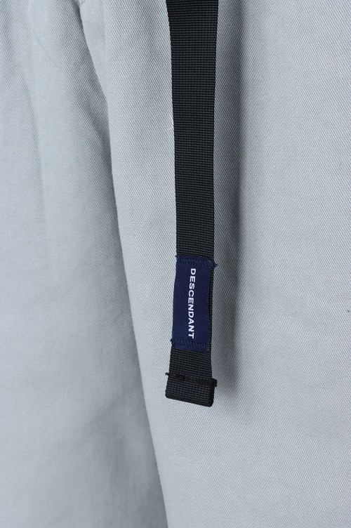 パンツ DESCENDANT/CLASP TWILL TROUSERS (GRAY) CLASP TWILL TROUSERS - GRAY (231WVDS-PTM04) | セレクト