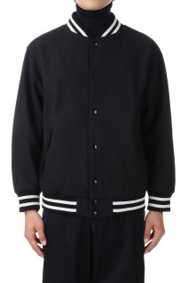 Light Varsity Jacket - BLACK / BLACK (SK23101)