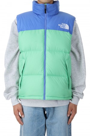Nuptse Vest - OPTIC BLUE / CHLOROPHYLL GREEN (ND92338)