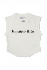 Runaway Kids Tite Raglan Tee -WHITE (W-16)