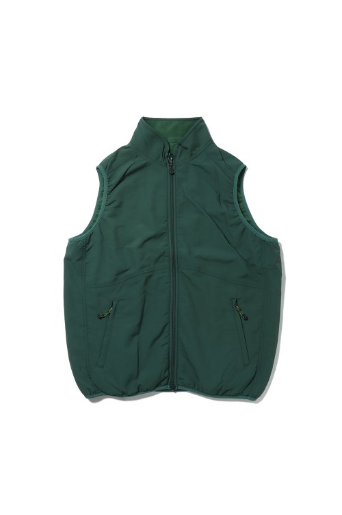 SUPPLEX REVERSIBLE VEST - GREEN (WT23131AD) | セレクトショップ