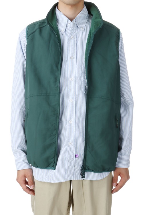 SUPPLEX REVERSIBLE VEST - GREEN (WT23131AD) | セレクトショップ