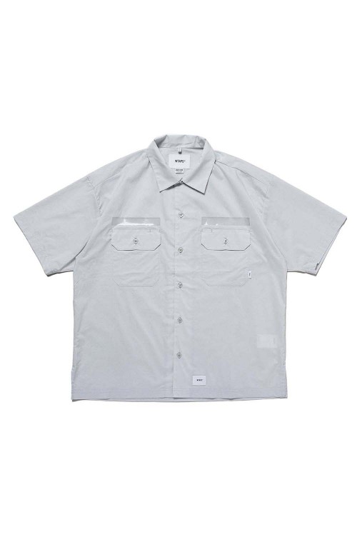 DECK / SS / COTTON. BROADCLOTH. WTVUA / GRAY (231BRDT-SHM03 