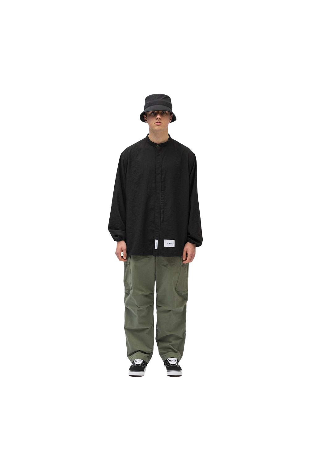 NEIGHBORHOOD23ss Wtaps Arrestor   / LS / POLY シャツ 黒