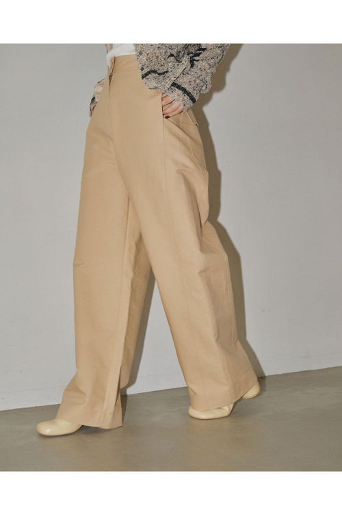 ★Sou様★ Highwaist Typewriter Pants Highwaist Typewriter Pants -CREAM (12320715) | セレクトショップ