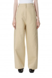 Highwaist Typewriter Pants -CREAM (12320715)