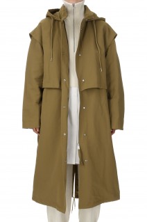 Nylon Hoodie Coat -CAMEL (12320003)