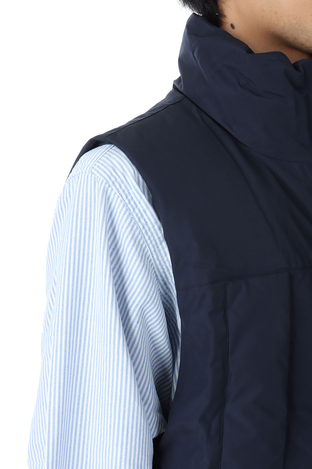 PWA WIND-STOP RV VEST XL ネイビー×ワイン WORKERS] Cruiser Vest (2024A/W)/ 9.5oz Indigo Denim【UNCLE