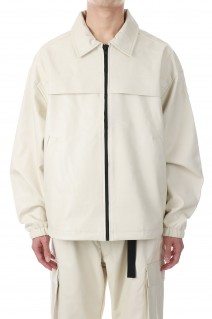 Umbrella York Neo Leather Blouson -OFF WHITE (LEJ258)