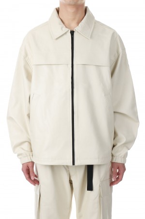 Umbrella York Neo Leather Blouson -OFF WHITE (LEJ258)