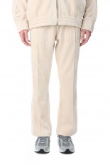 Corduroy Velor Track Flare Pants -IVORY (LEP225)
