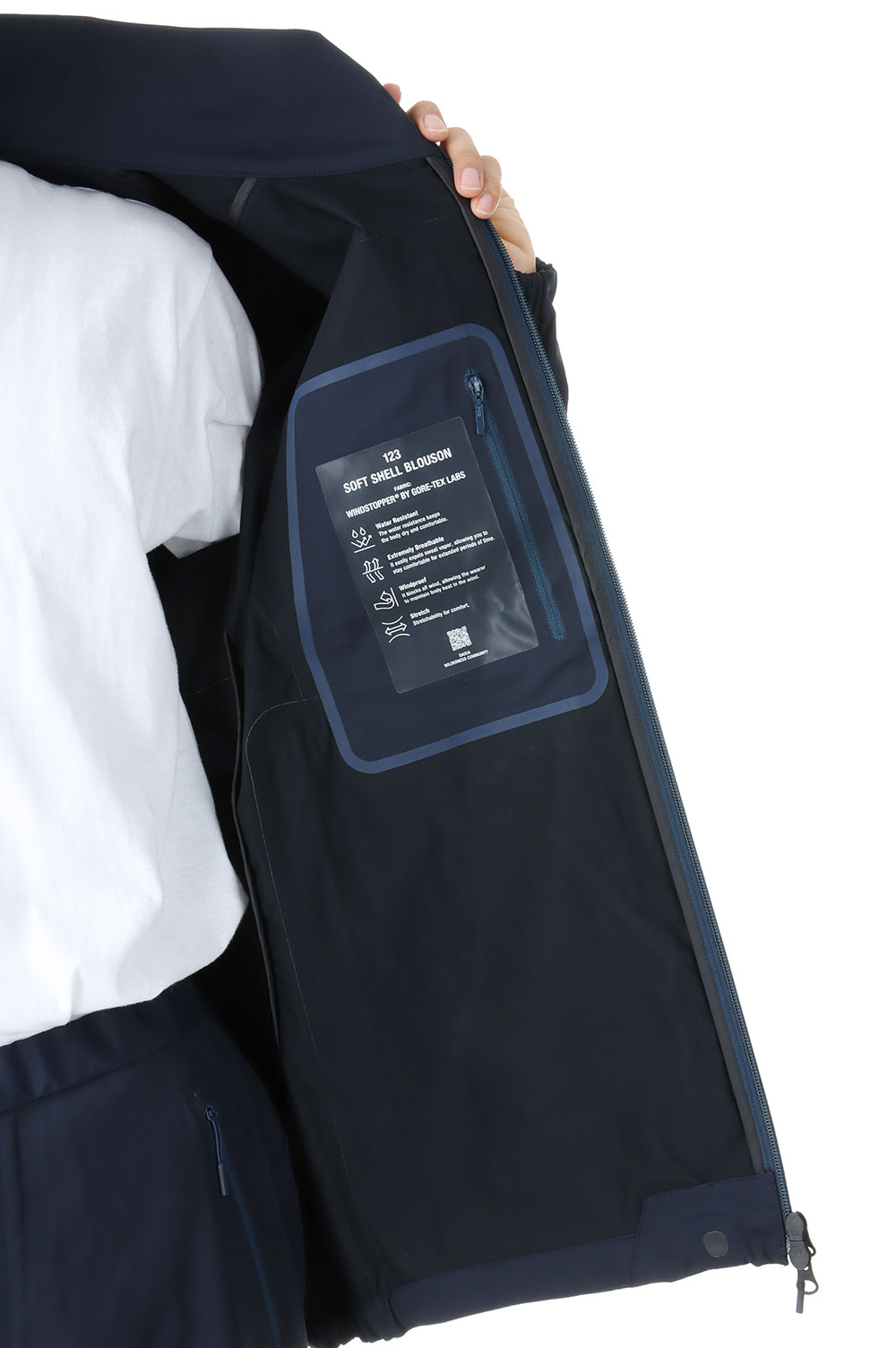 PRO】SOFTSHELL BLOUSON GORE-TEX / DARK NAVY (DJ-123-1023WEX