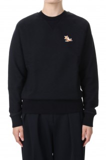 CHILLAX FOX PATCH CLASSIC SWEATSHIRT -BLACK(GU00342KM0002)