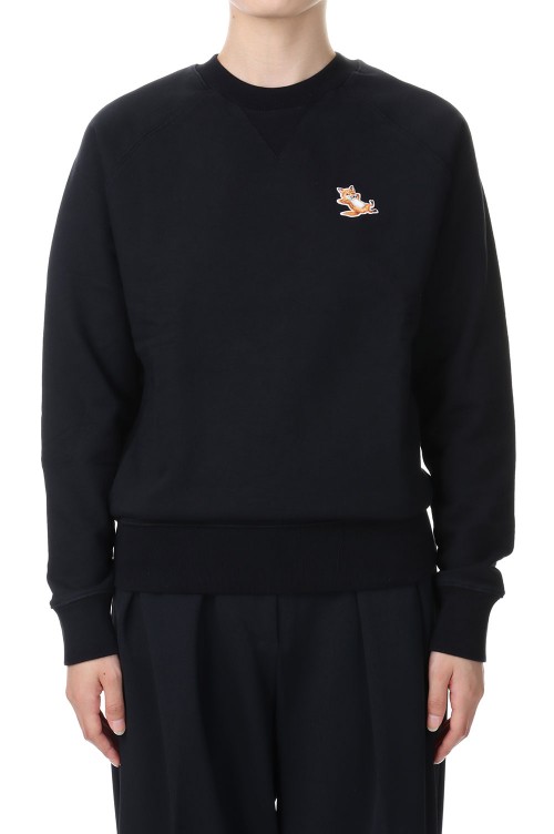 CHILLAX FOX PATCH CLASSIC SWEATSHIRT -BLACK(GU00342KM0002