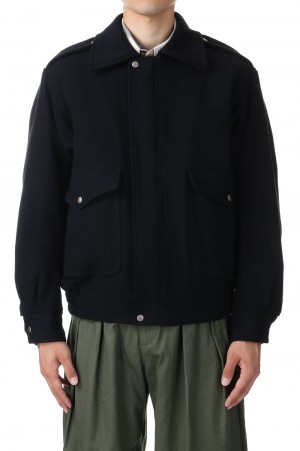 OLD MELTON FLIGHT JACKET(23AWJK01)- BLACK- | セレクト 