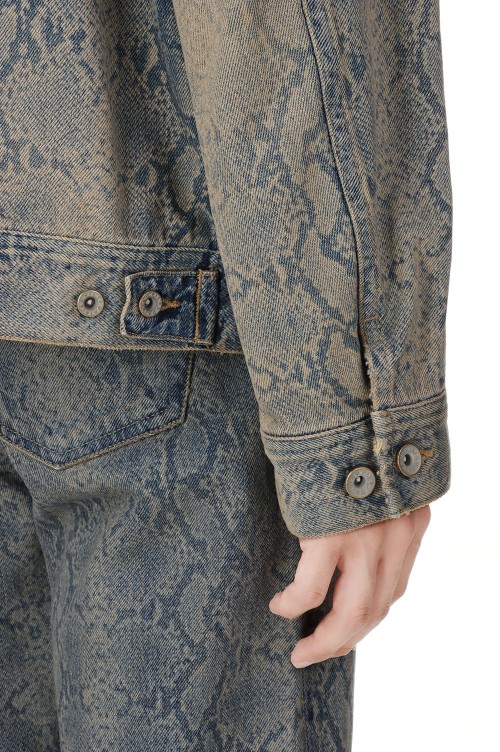 Python Denim Jacket(23AW D-1)-Mud Indigo - | セレクトショップ