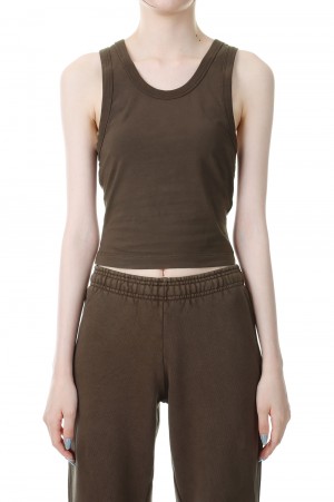 cropped tank -BRUNETTE(ES2267BT)