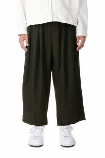 WOOL BALLOON EZ PANTS(23AW_18_28PT01T01-4)-KHAKI-