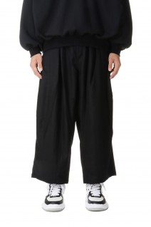 WOOL BALLOON EZ PANTS(23AW_18_28PT01T01-4)-KHAKI-