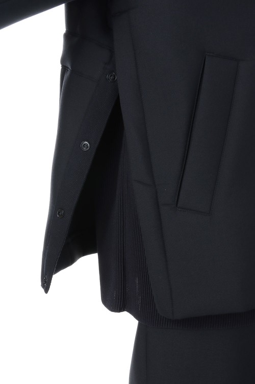 Suiting Bonding Blouson(23-03118M)-BLACK001- | セレクト