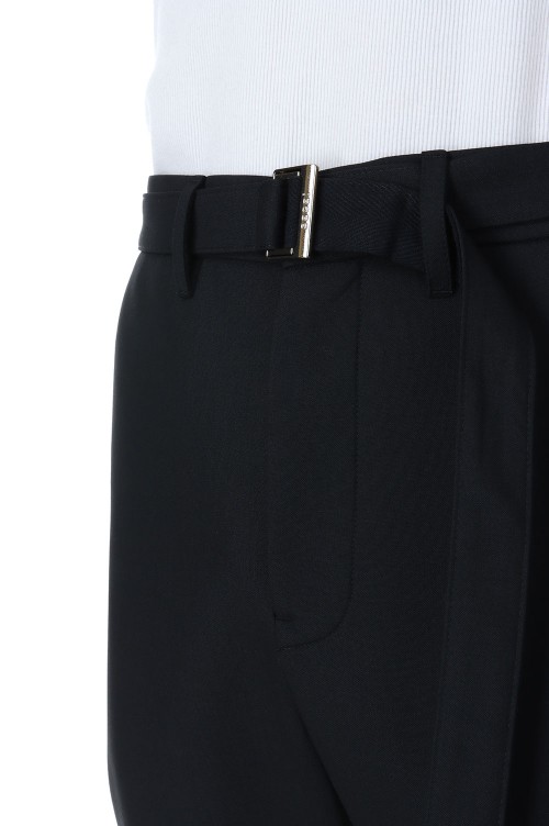 Suiting Bonding Pants(23-03238M)-BLACK001- | セレクト