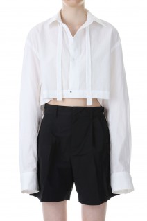 CROPPED PULLOVER SHIRT -Light Green (23WS003008)