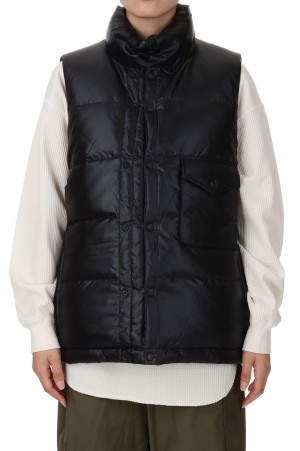 W's TECH CLIMBERS DOWN VEST -BLACK (BW-23023WL)