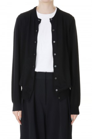 14G Tenjiku Crew Neck Cardigan -BLACK(SL8W-510)