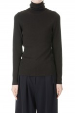 14G rib Merino Wool Turtleneck -BROWN(SL2W-009)