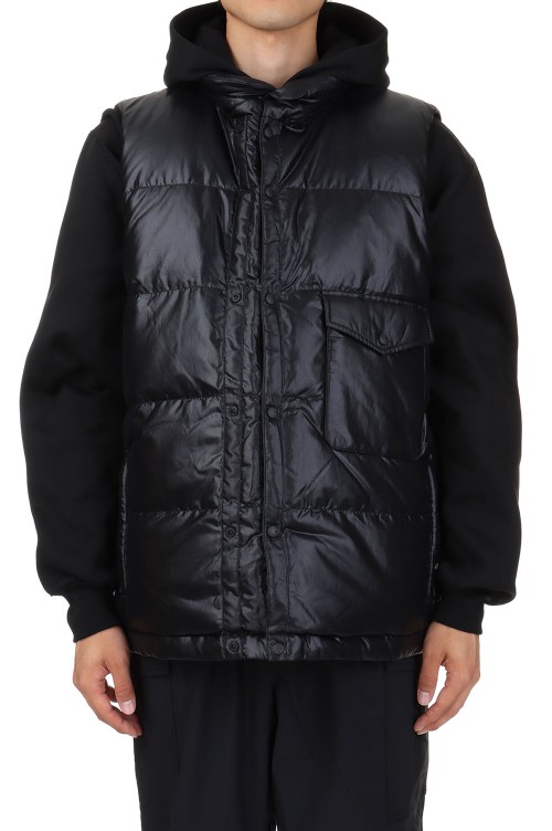 DAIWA◇Ws TECH CLIMBERS DOWN VEST/FREE/ナイロン/BLK/BW-23023WL